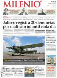 Portada de Milenio - Jalisco (Mexico)