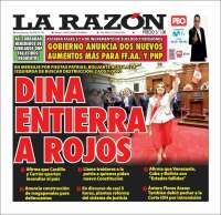 Portada de La Razón (Perú)