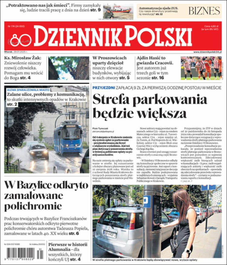 Portada de Dziennik (Pologne)
