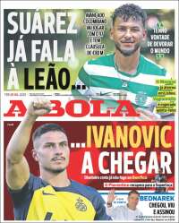 Portada de A Bola (Portugal)