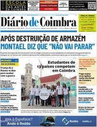 Portada de Diário de Coimbra (Portugal)