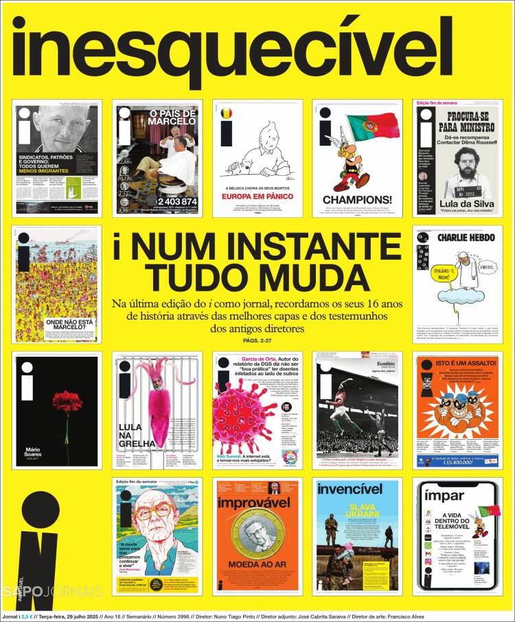 Portada de I - informação (Portugal)