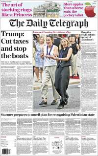 Portada de Daily Telegraph (Reino Unido)