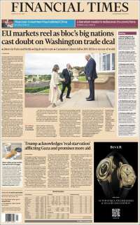 Portada de Financial Times (Reino Unido)