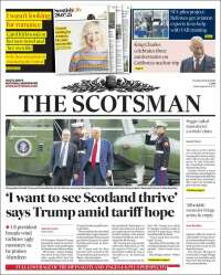Portada de The Scotsman (Reino Unido)