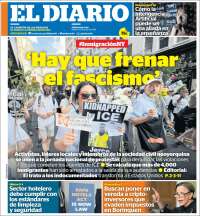 Portada de El Diario NY (USA)