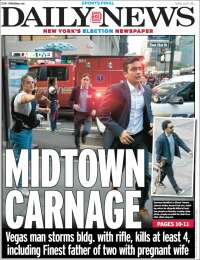 Portada de Daily News - New York (USA)