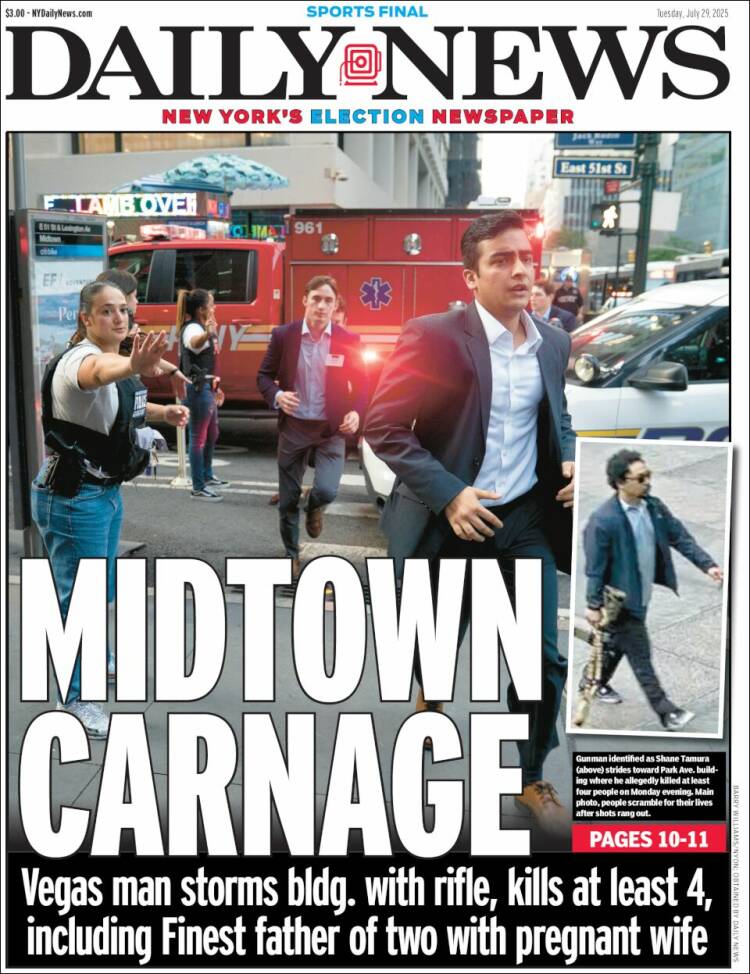 Portada de Daily News - New York (USA)