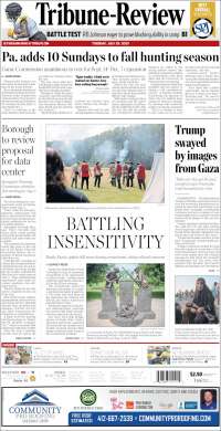 Portada de Tribune-Review (USA)