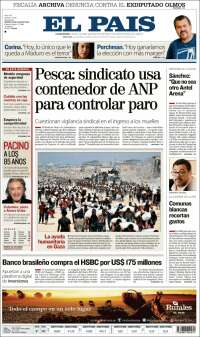 Portada de El País (Uruguay)