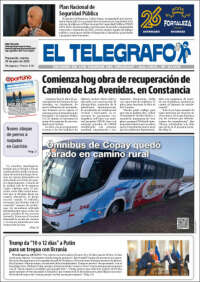 Portada de El Telégrafo (Uruguay)