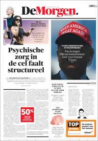 Portada de De Morgen (Belgium)