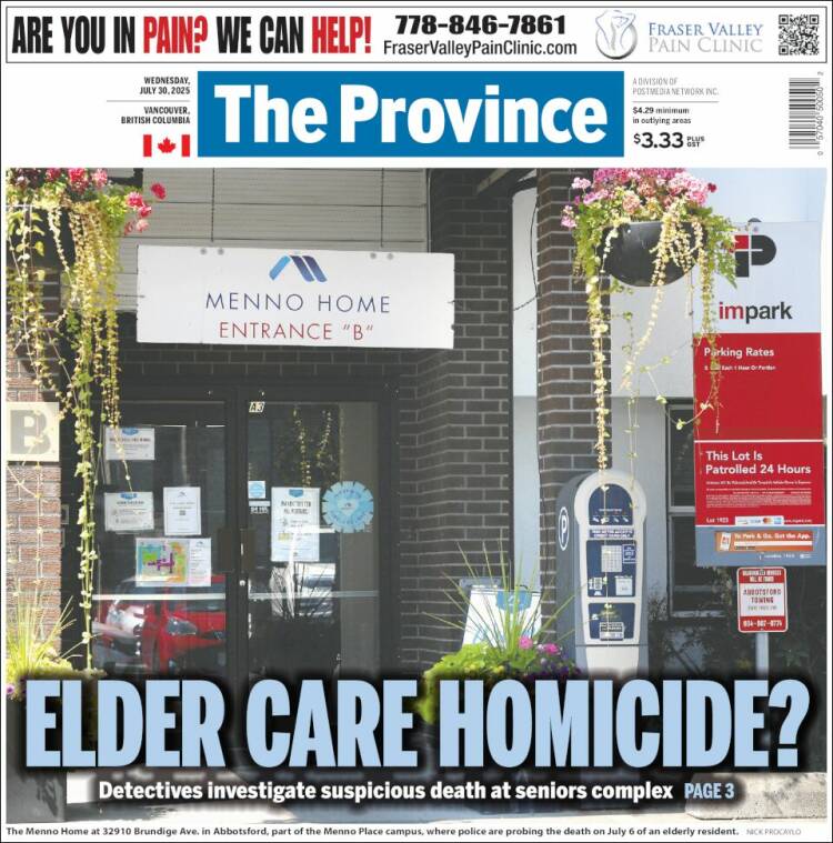 Portada de The Province (Canada)