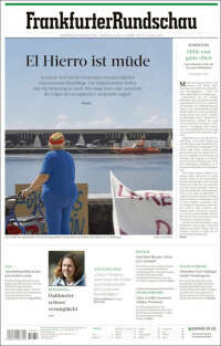 Portada de Frankfurter Rundschau (Alemania)