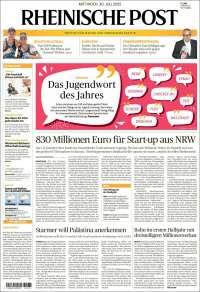 Portada de Rheinische Post (Alemania)