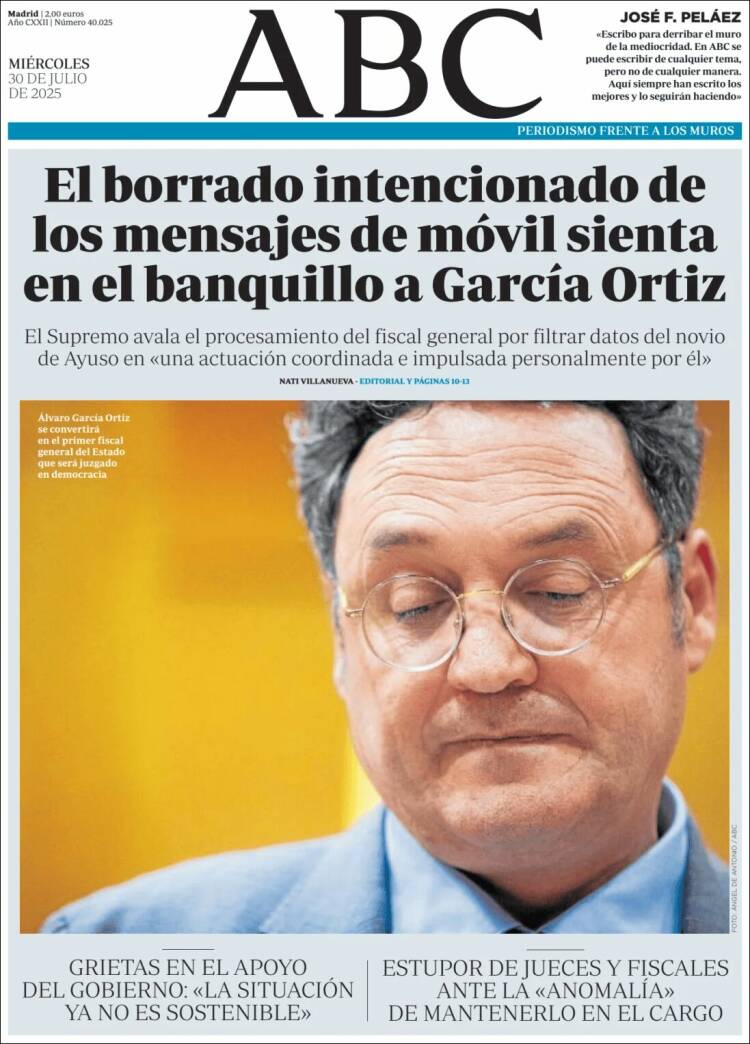 Portada de ABC (Spain)
