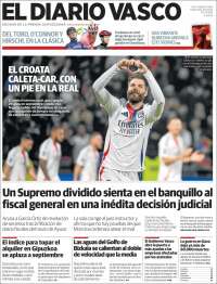 Portada de Diario Vasco (España)