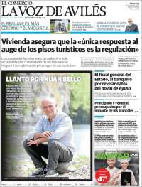 Portada de El Comercio - Avilés (España)