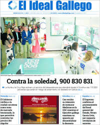 Portada de El Ideal Gallego (España)