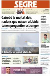 Portada de Segre (España)