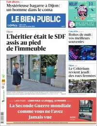 Portada de Le Bien Public (Francia)