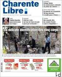 Portada de Charente Libre (Francia)