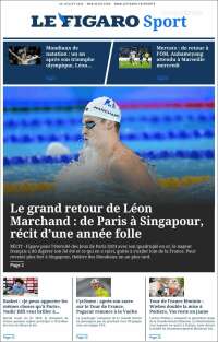 Portada de Le Figaro Sport (France)