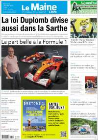 Portada de Le Maine Libre (Francia)