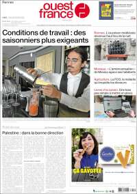 Portada de Ouest France (Francia)