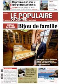 Portada de Le Populaire du Centre (Francia)