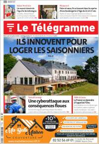 Portada de Télégramme (Francia)