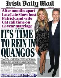 Portada de Irish Daily Mail (Ireland)
