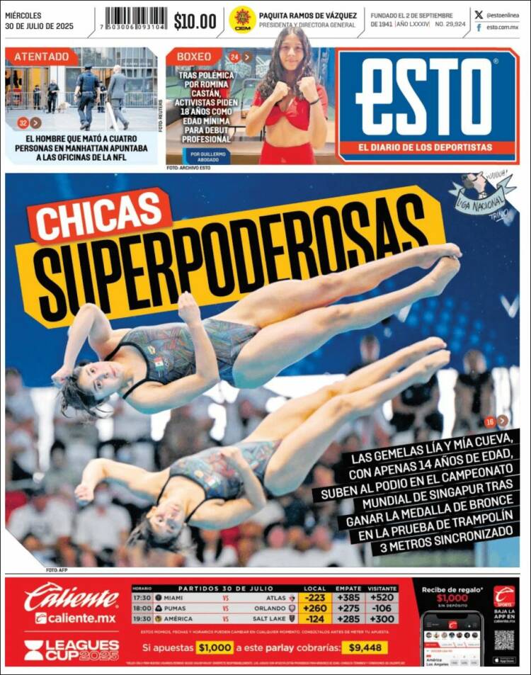 Portada de Esto (Mexico)