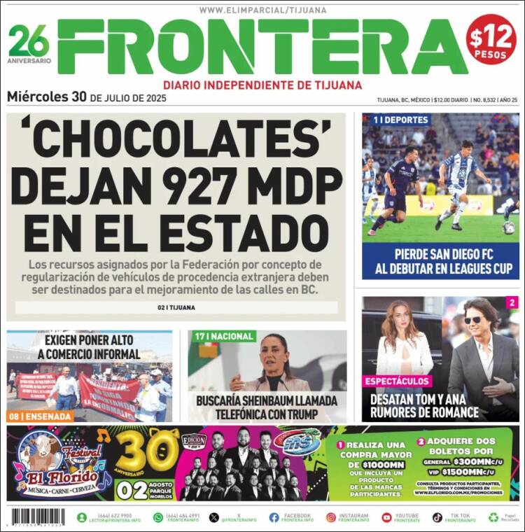 Portada de Frontera (Mexico)