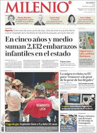 Portada de Milenio de León (Mexique)