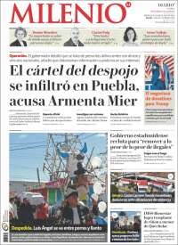 Portada de Milenio de Puebla (México)