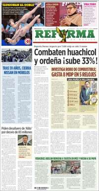 Portada de Reforma (México)
