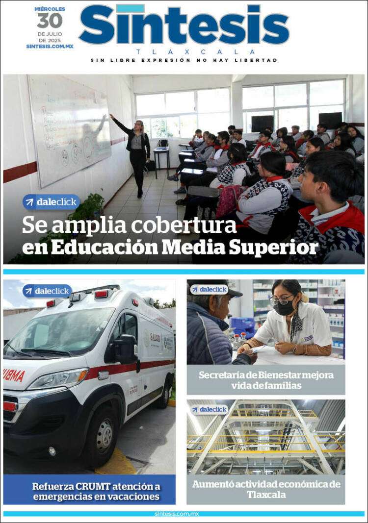 Portada de Síntesis de Tlaxcala (Mexico)