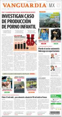 Portada de Vanguardia (México)
