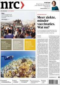 Portada de NRC Handelsblad (Países Bajos)
