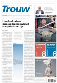 Portada de Trouw (Países Bajos)