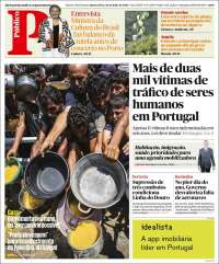 Portada de Público (Portugal)