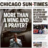 Portada de Chicago Sun-Times (USA)
