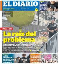 Portada de El Diario NY (USA)