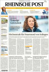 Portada de Rheinische Post (Alemania)
