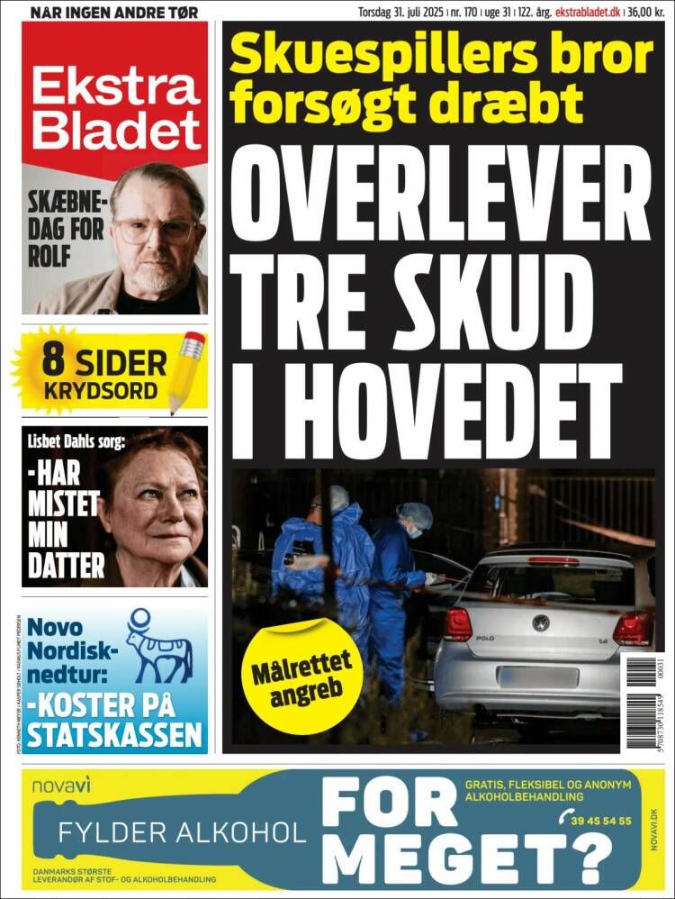 Portada de Ekstra Bladet (Denmark)