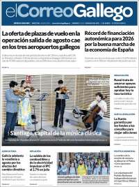 Portada de El Correo Gallego (España)