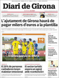 Portada de Diari de Girona (España)