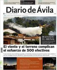 Portada de Diario de Ávila (España)