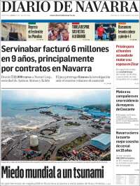 Portada de Diario de Navarra (España)